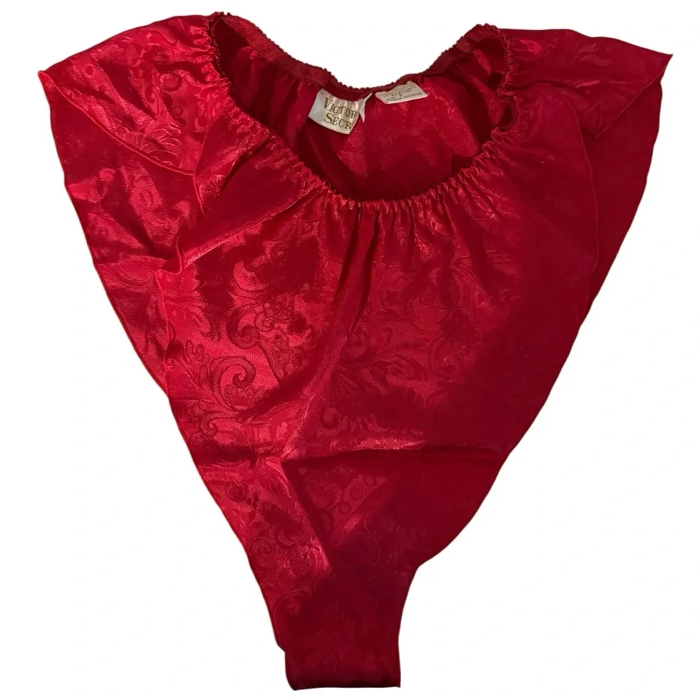 Vintage Gold Label Victoria’s Secret Cami 2 Piece Set with Lace, Sheer Sexy Love - Picture 3 of 15